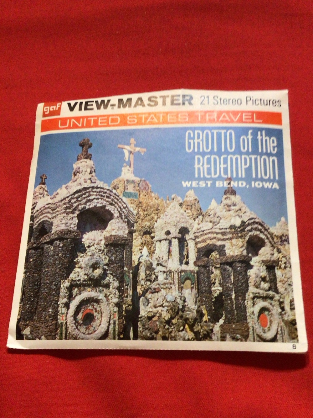 View Master Grotto Of The Redemption West Bend Iowa 3 Reels and Booklet
